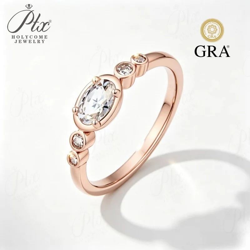 Classic Solitaire Moissanite Engagement Ring
